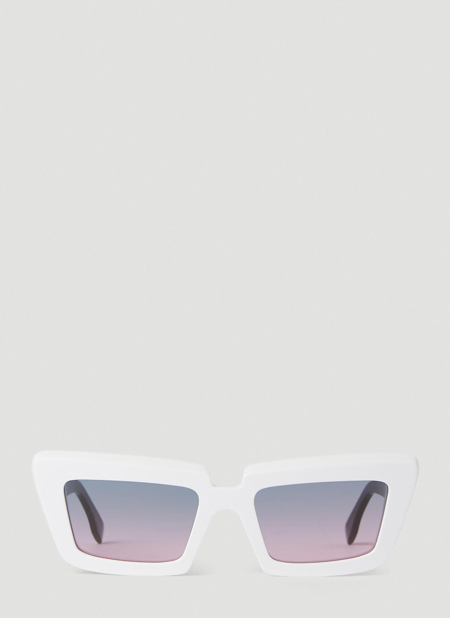 Retrosuperfuture Coccodrillo Acetate Sunglasses In White
