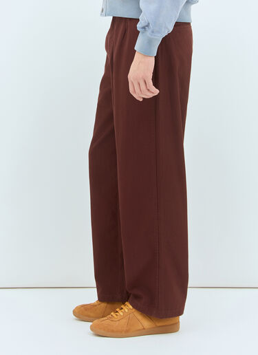 Stüssy Workgear Twill Pants Burgundy sts0159009