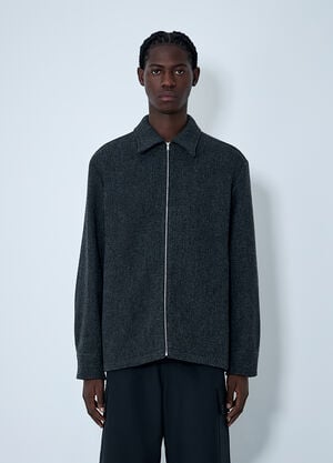 Jil Sander Wool Outer Shirt Grey jil0162023