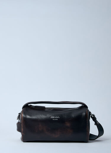 Prada 나파 가죽 숄더백  다크 브라운 pra0160012
