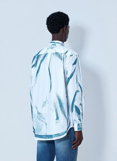 Jean Paul Gaultier Abstract Print Button-Down Shirt Blue jpg0164004