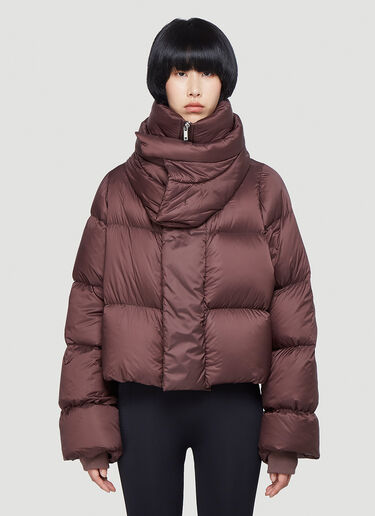 Rick Owens Puffer Jacket Red ric0241003