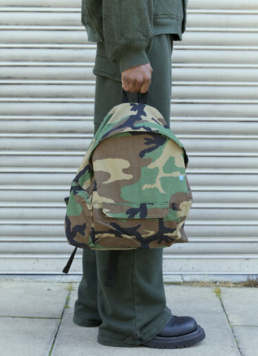 GREG ROSS Camo Backpack Green grr0157016