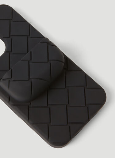 Bottega Veneta iPhone 13 Pro and AirPods Phone Case Black bov0151097