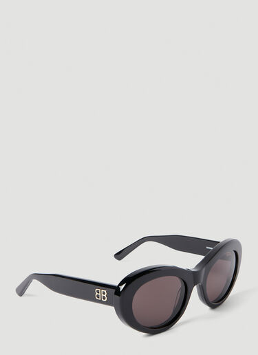 Balenciaga Monaco Round Sunglasses Black bcs0253006