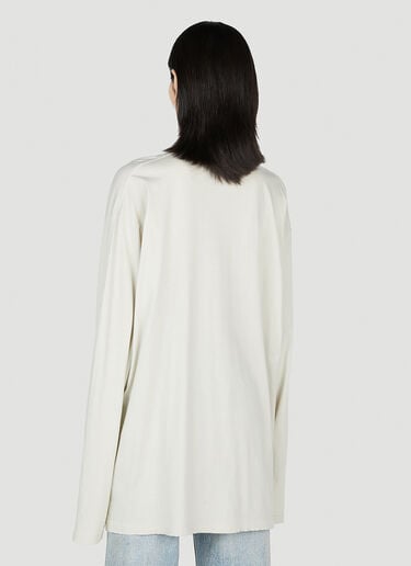 Oversized Long Sleeve Top Balenciaga Oversized Long Sleeve Top White bal0252044