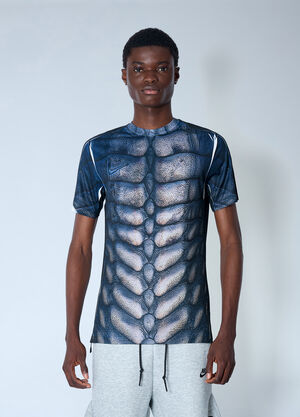 Nike by Yaku Re-Create Reptile T-Shirt Blue nik0165017