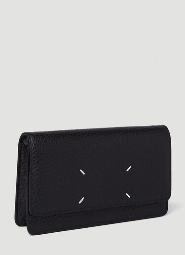 Maison Margiela Four Stitch Large Chain Wallet Black mla0250026