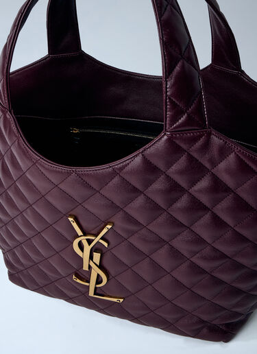 Saint Laurent Icare Medium Nappa Shoulder Bag Bordeaux sla0263054