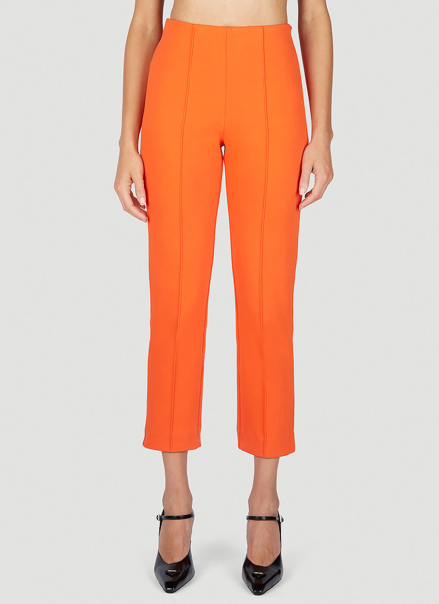 Shop Sportmax Felix Pants In Orange