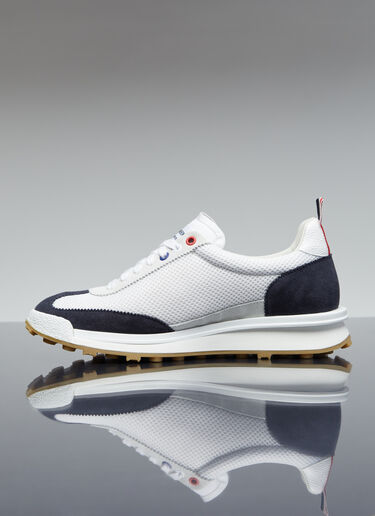 Thom Browne Tech Suede Runner Sneakers Navy thb0153019