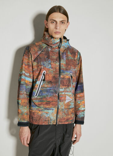 And Wander Pertex Printed Rain Jacket Multicolour anw0154008