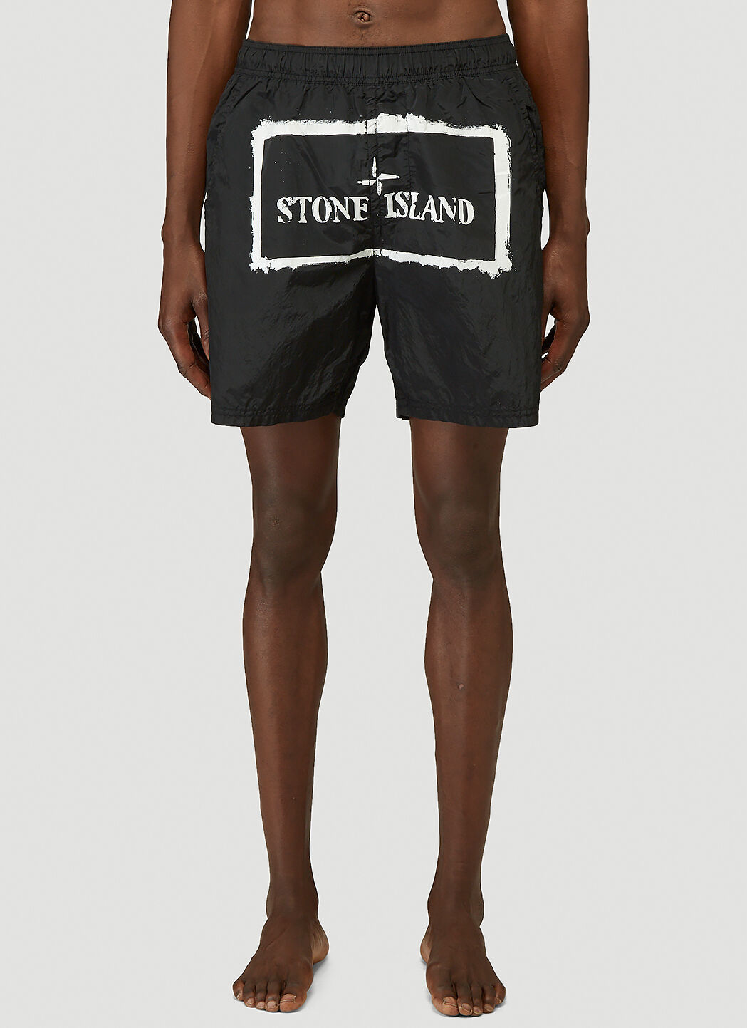 Stone island swim shorts black new arrivals