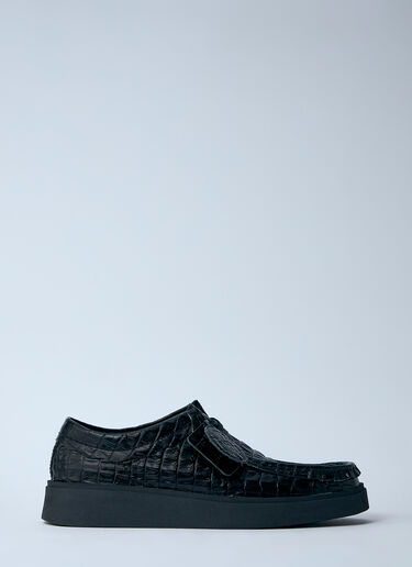 Martine Rose x Clarks Torview Lace-Up Shoes Black mrc0160004