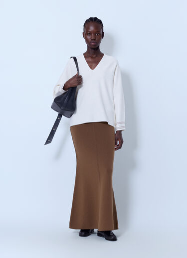 LN-CC® - Max Mara: Knitted Maxi Skirt - Camel Max Mara Knitted Maxi Skirt Camel max0266213
