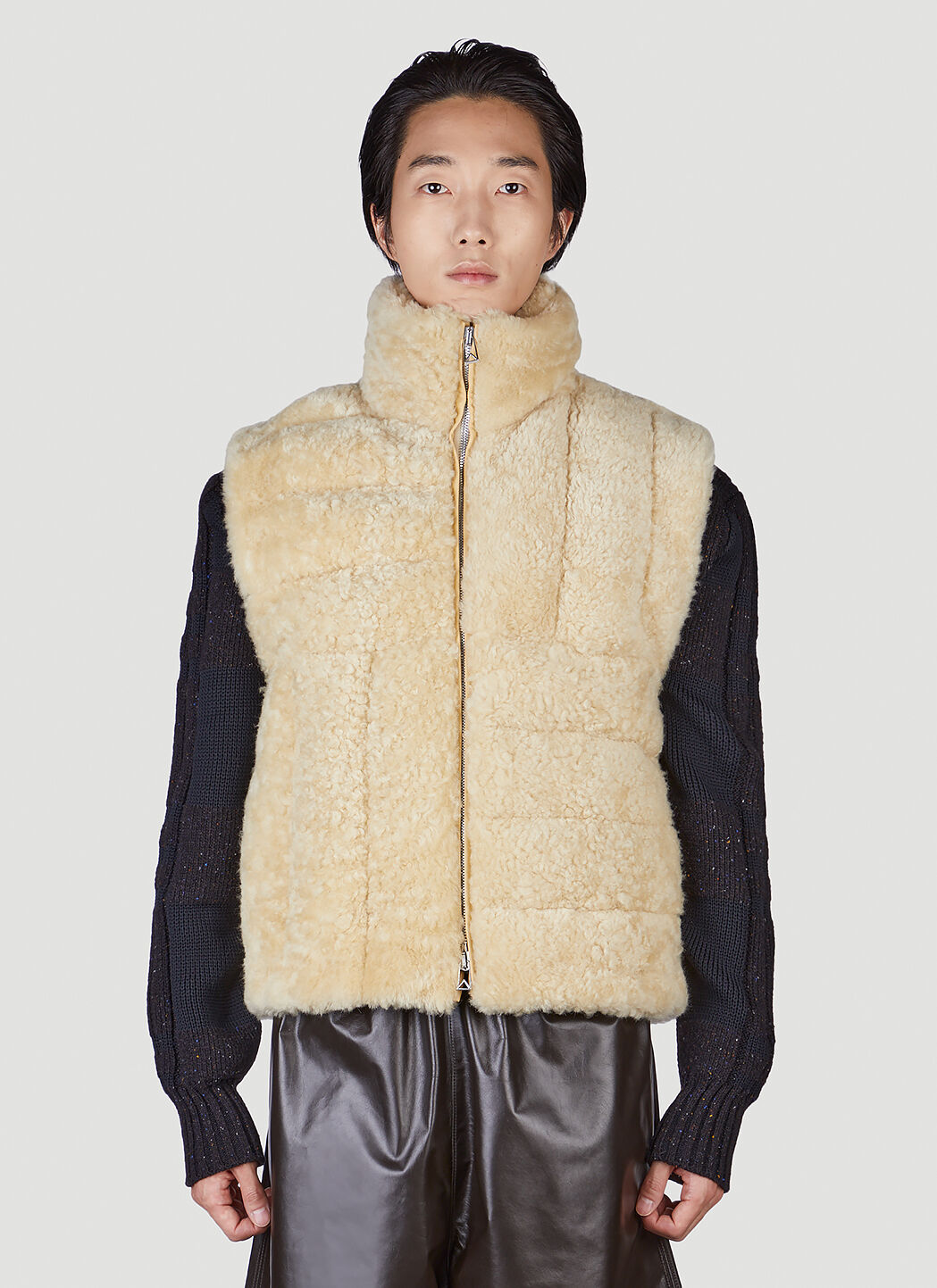 Bottega veneta shearling outlet jacket