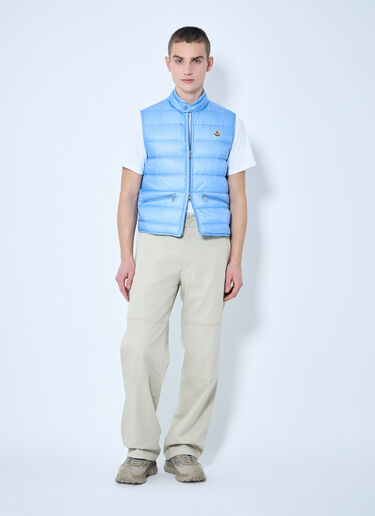 Moncler Gui Down Gilet Blue mon0159040