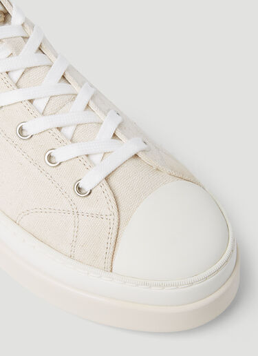 Isabel Marant Austen High Top Sneakers Beige ibm0253022