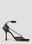 Tekla Mesh Ankle-Strap Heels White tek0353004
