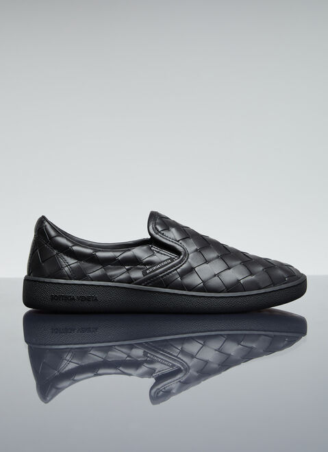 Gucci Intrecciato Slip-On Sneakers Brown guc0254029