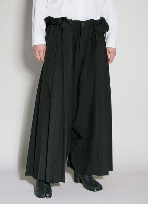 Yohji Yamamoto Sarouel Pleat Pants Black yoy0156012