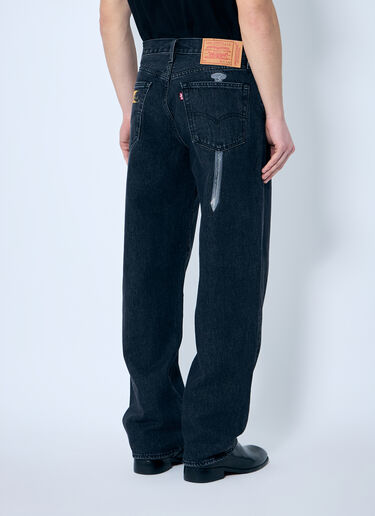 Levi's x Undercover 배기 프린트 진  블랙 leu0160007