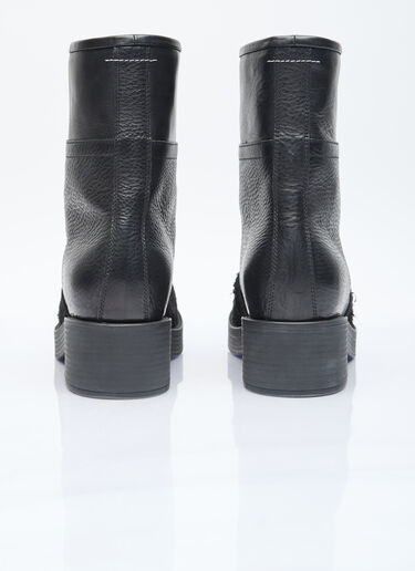 MM6 Maison Margiela Biker Ankle Boots Black mmm0154010