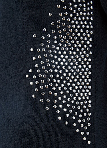 Saint Laurent Nashville Studded Sweater Black sla0126022