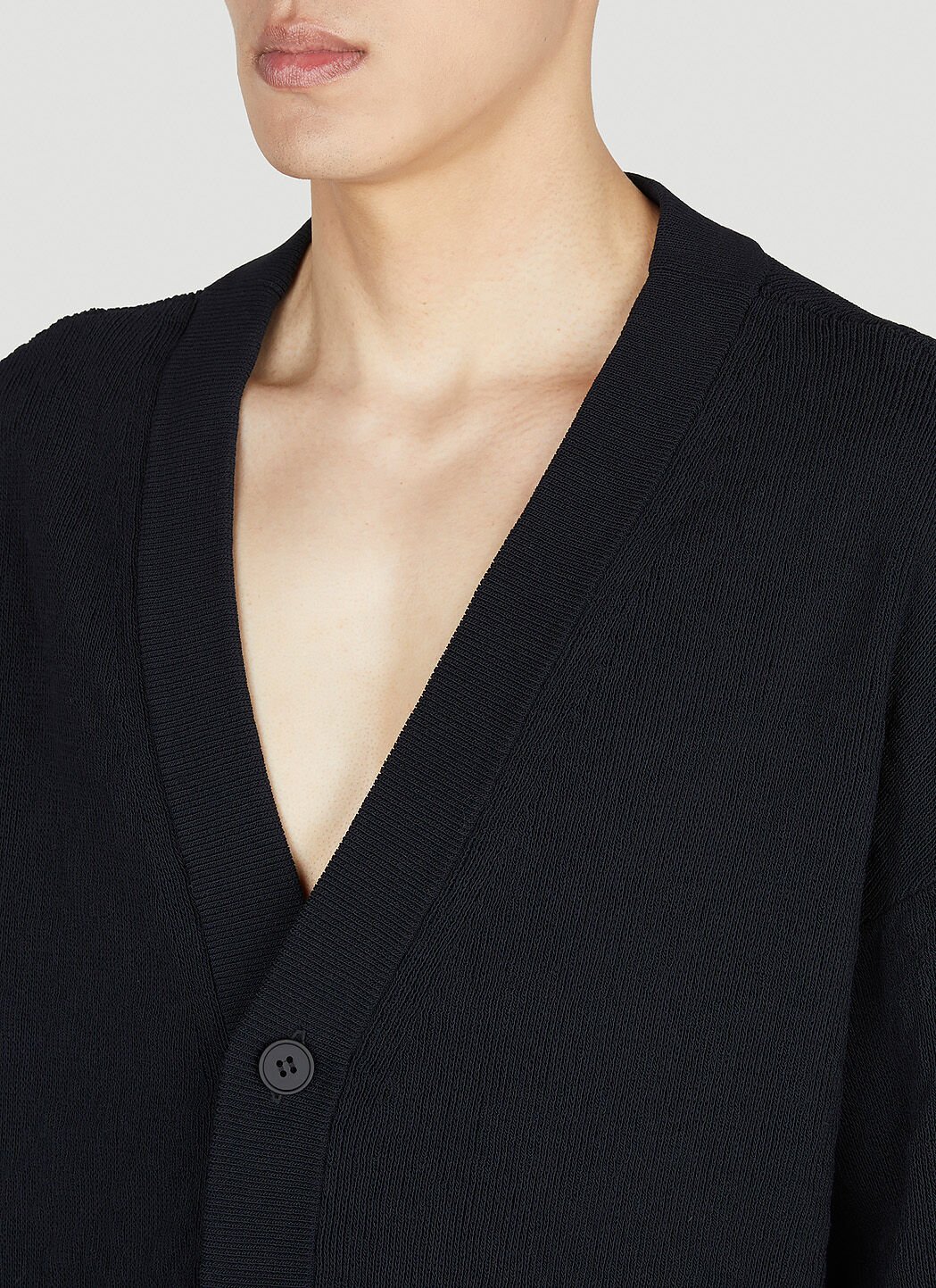 Y-3 Knit Cardigan in Black | LN-CC