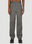 Children Of The Discordance Striped Tuxedo Pants Khaki cod0151001