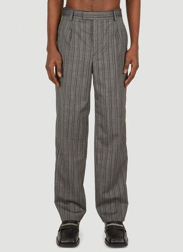 VTMNTS Striped Tuxedo Pants Grey vtm0350002