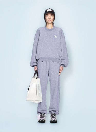 Off-White Embroidered Ow Sweatshirt Grey ofw0260019