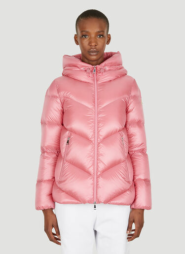 Moncler Chambon Hooded Puffer Jacket Pink mon0249006