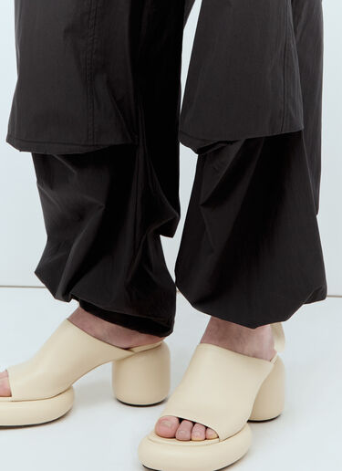 Jil Sander+ ベルトダブルニーパンツ ブラック jsp0255013