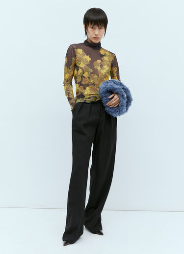 Dries Van Noten ツイストハンドバッグ ブルー dvn0253013
