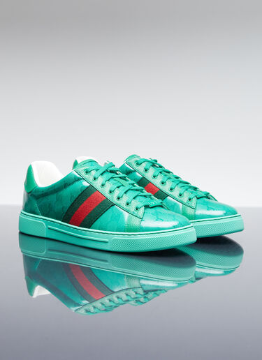 GG Crystal Canvas Sneakers Gucci GG Crystal Canvas Sneakers Green guc0154030