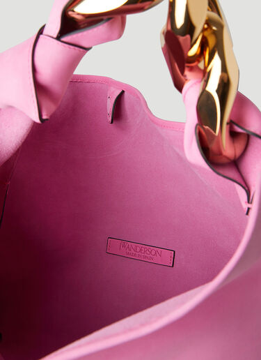JW Anderson Chain Small Hobo Handbag   Pink jwa0246033
