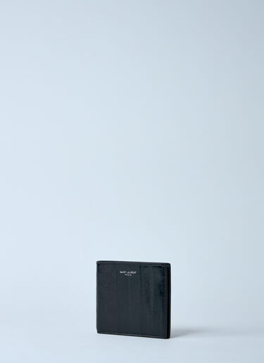 Saint Laurent 가죽 로고 모티프 반지갑 브라운 sla0158026