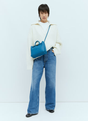 Small Andiamo Handbag Bottega Veneta Small Andiamo Handbag Blue bov0255071