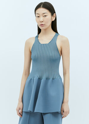 Jil Sander Tulip Top Blue jil0256007