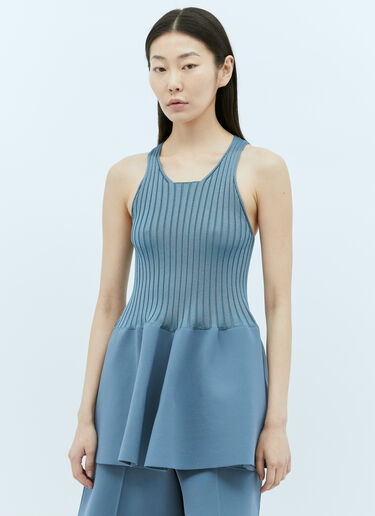 Jil Sander Tulip Top Blue jil0256007