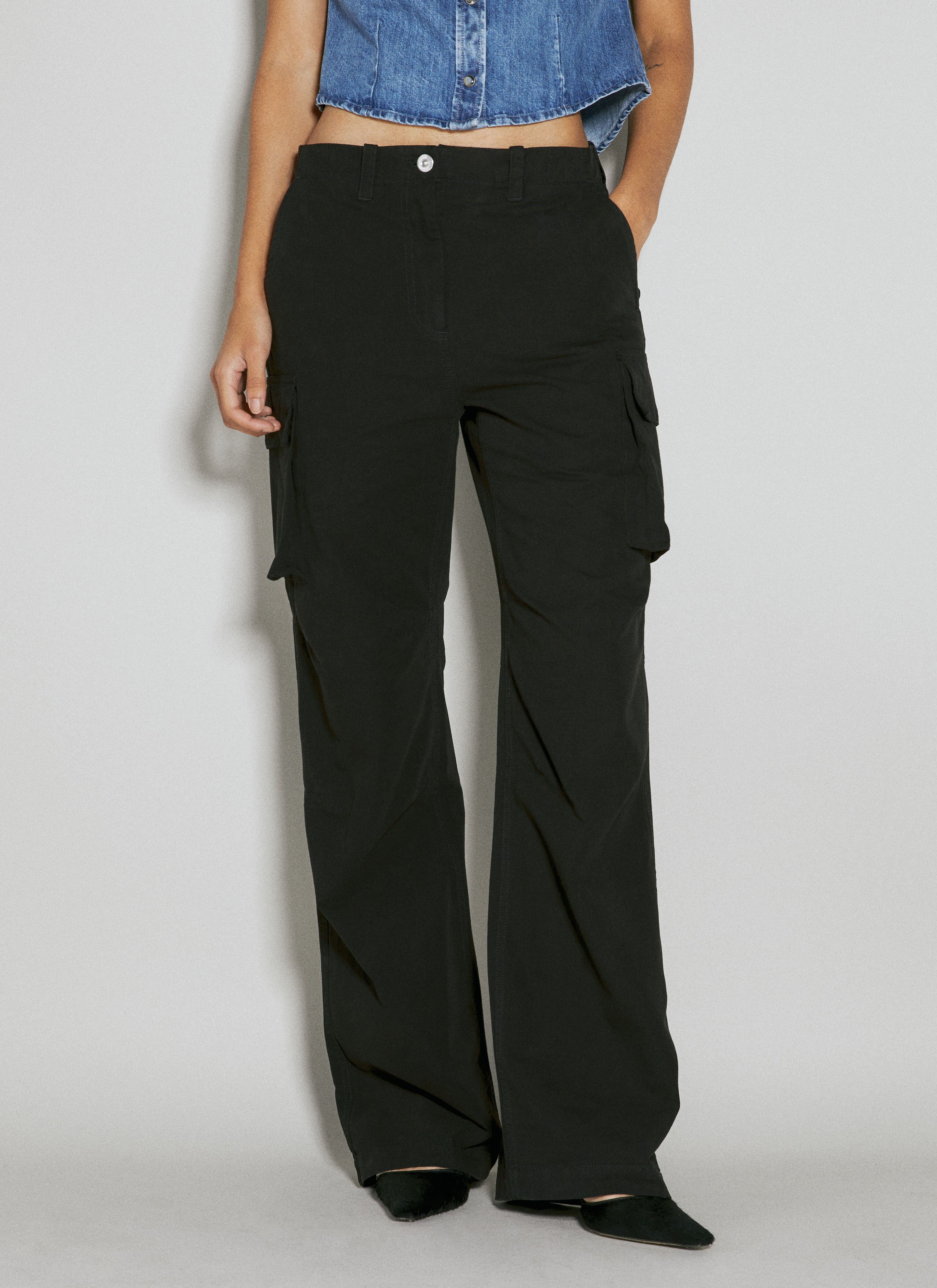 Our Legacy Peak Cargo Pants Black our0257001