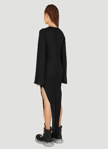 Rick Owens Toga Knit Dress Black ric0251037