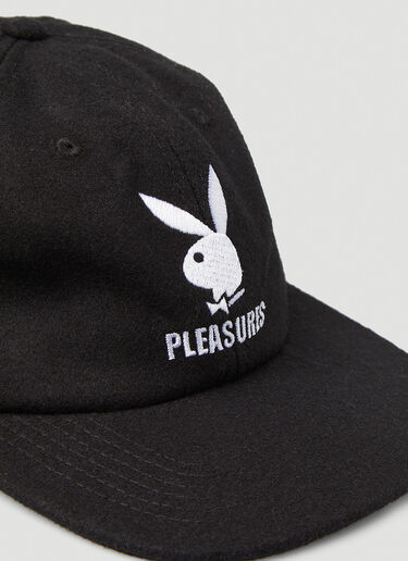 Pleasures x Playboy Bunny Strapback Baseball Cap Black ple0148006