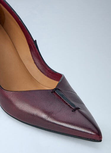 LN-CC® - Capasa Milano: Leather Pointed-Toe Pumps - Bordeaux Capasa Milano Leather Pointed-Toe Pumps Bordeaux cps0266005