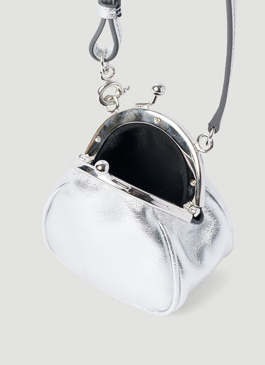 Maison Margiela Tabi Micro Coin Purse Silver mla0251043