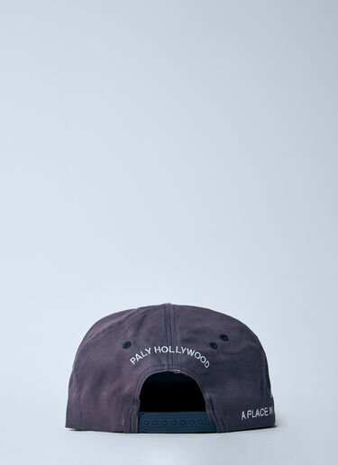 Paly Embellished Logo Motif Baseball Cap Brown pal0160013