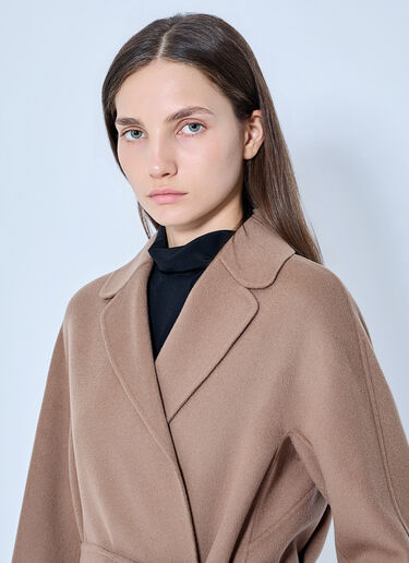 LN-CC® - Max Mara: Belted Wool Blend Coat - Camel Max Mara Belted Wool Blend Coat Camel max0265222