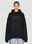 VETEMENTS Logo Hooded Sweatshirt Black vet0254017