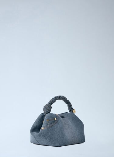 GANNI Bou Small Denim Handbag Blue gan0263045